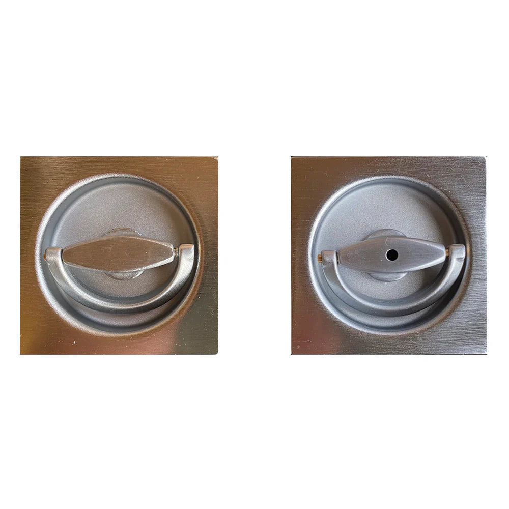AGB Kit Duetto square handles diameter 48 mm 1 7/8" Made in Italy