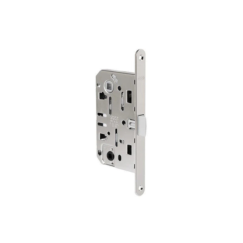 AGB Mediana Evolution Bathroom Lock for Internal Door. MATT CHROME