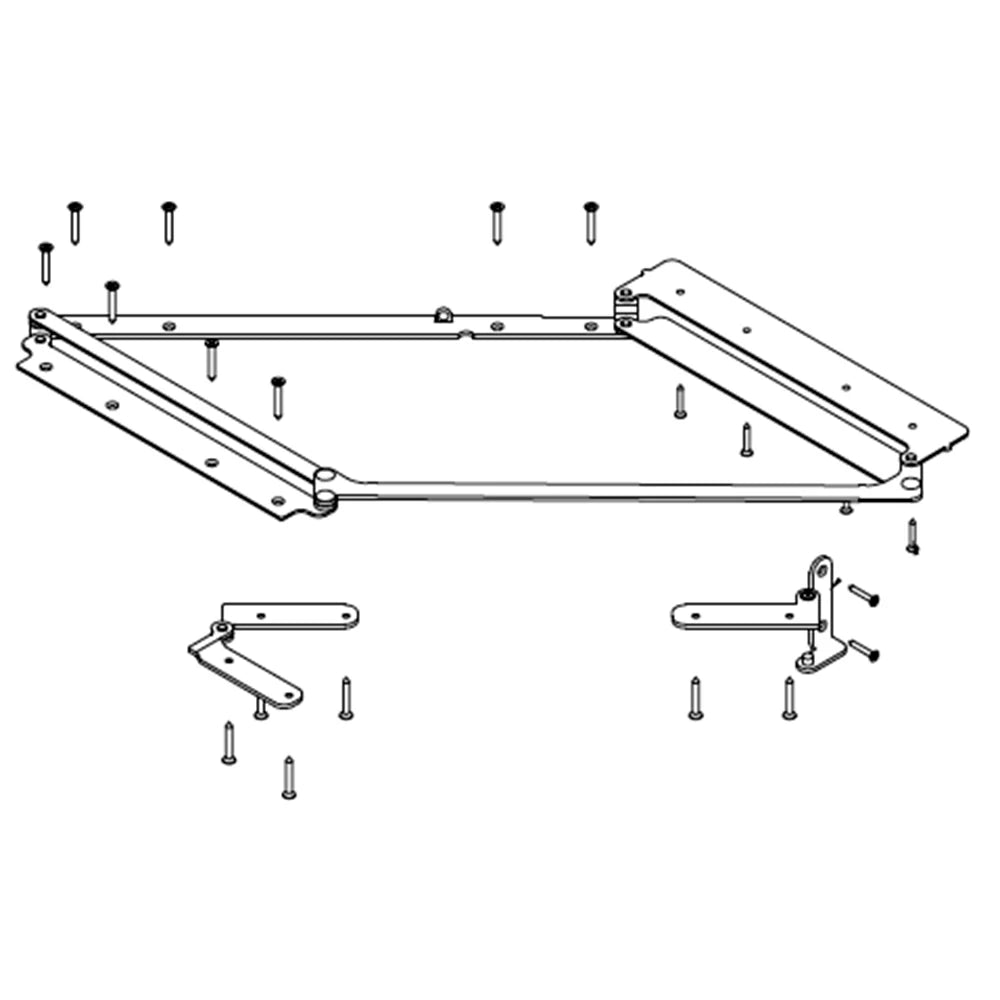 Compack 180 Folding Door Hardware Set