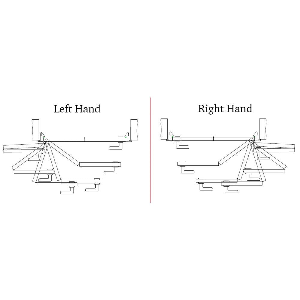 Compack 180 Folding Door Hardware Set