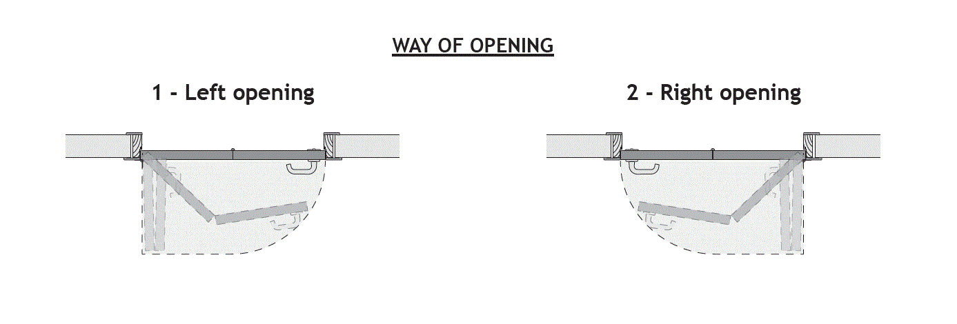 Compack 90 - Folding Door Hardware Set