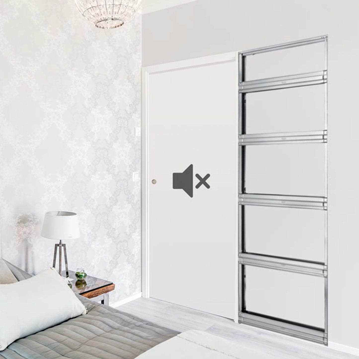 Eclisse - Steel Single Pocket Door Frame System