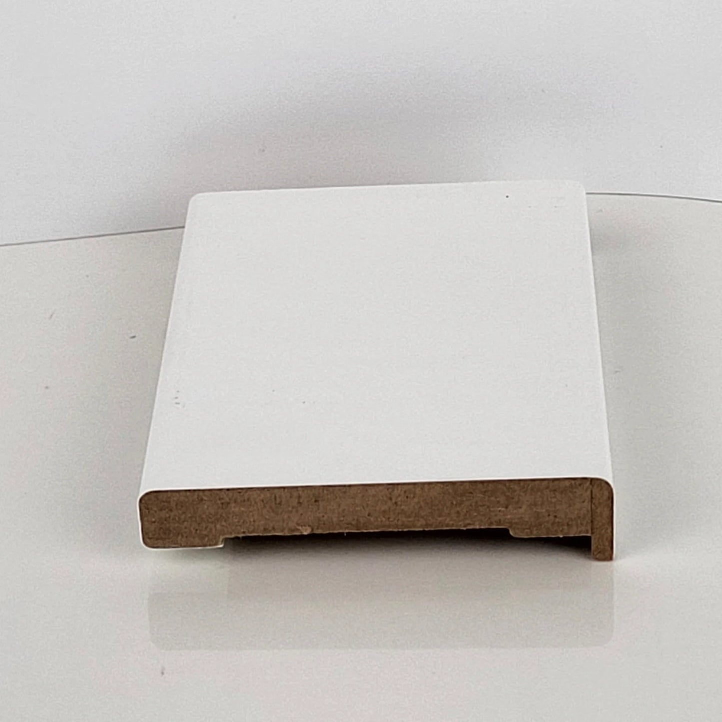 White Laminated Jamb/Casing for Compack 180/90 Hardware Set. Made in Italy.