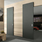 Magic 2 - Wall Mount Concealed Sliding System for Wood Doors. Made in Italy.