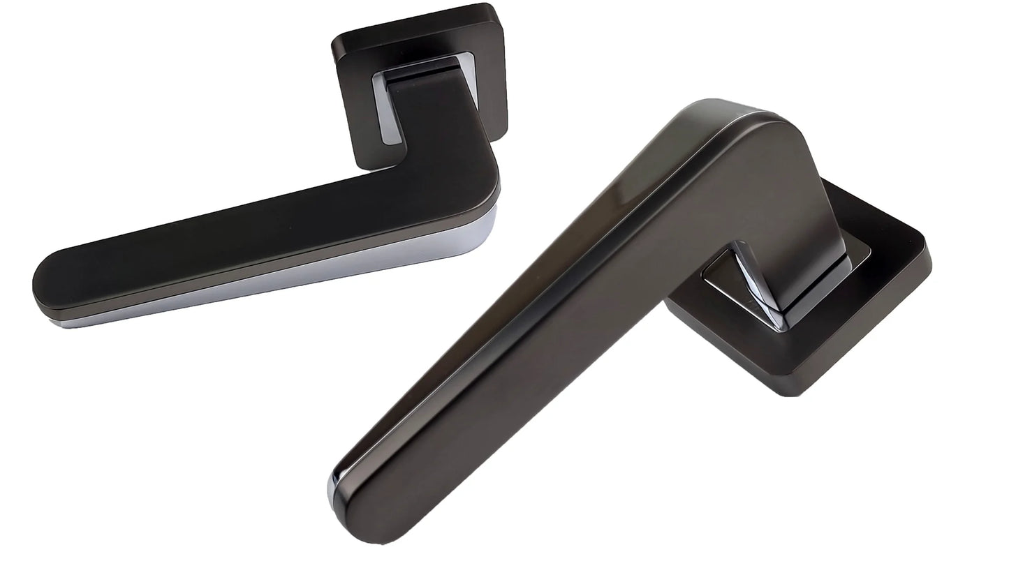 NQ Dark - European Door Handle for Magnetic Latch