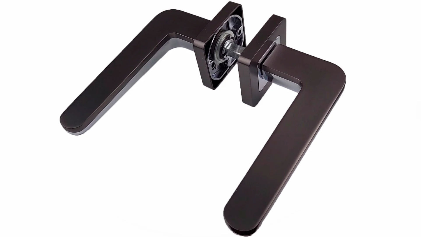 NQ Dark - European Door Handle for Magnetic Latch