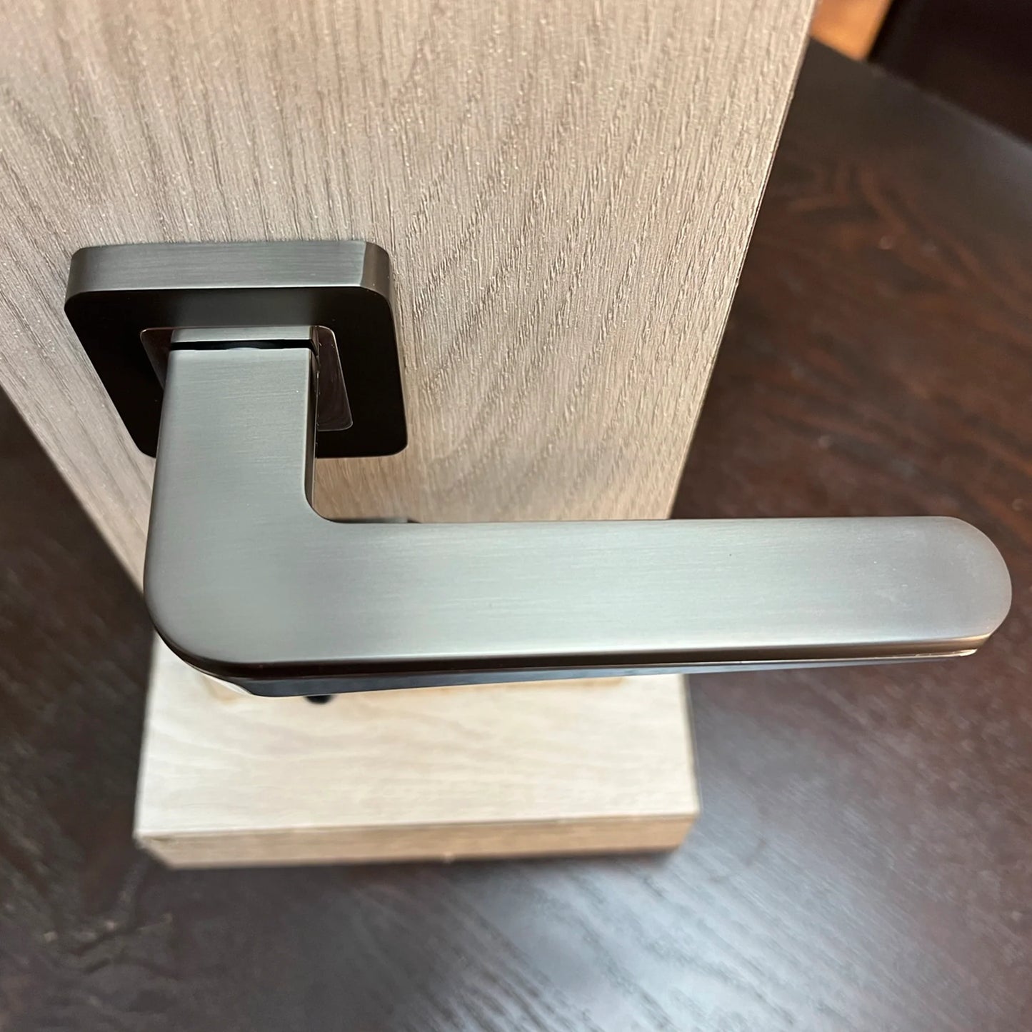 NQ Dark - European Door Handle for Magnetic Latch