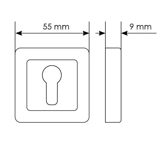 NQ Dark - Key Echelon for Cylinder Lock (Set of 2)