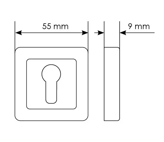 NQ Light - Key Echelon for Cylinder Lock (Set of 2)