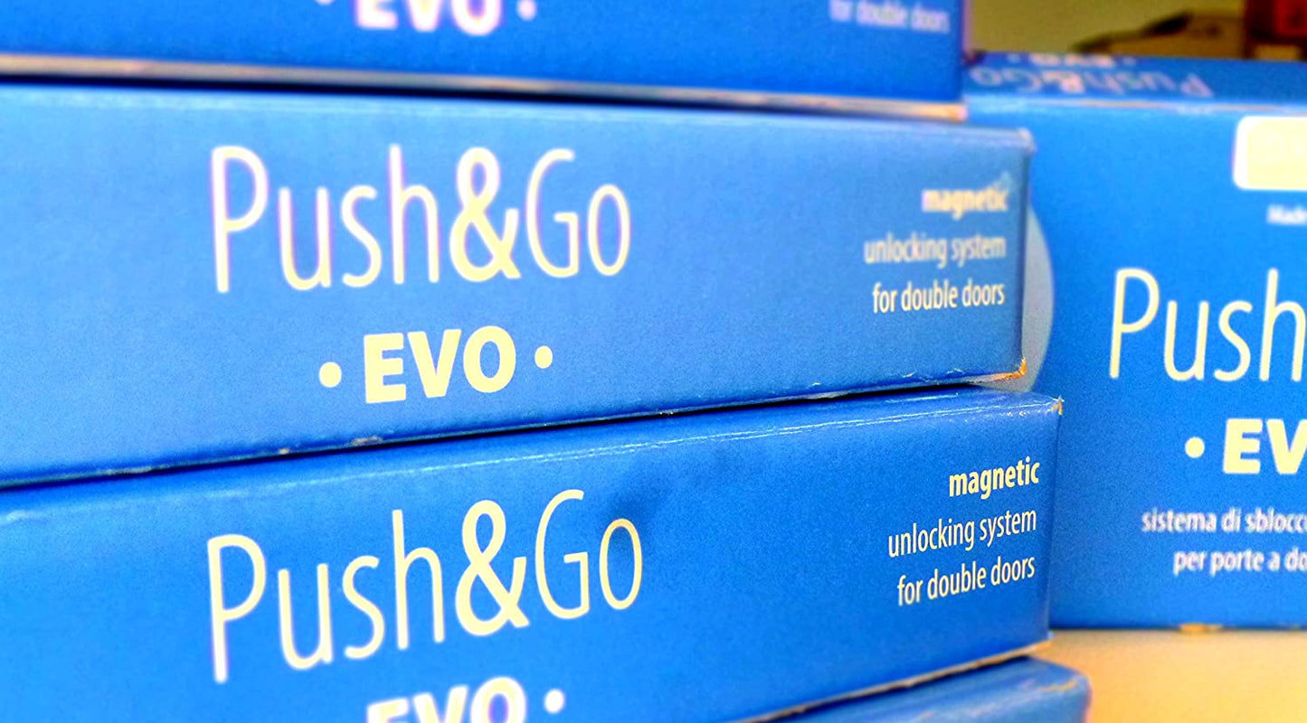 Push&Go Evo - Magnetic Unlocking System for double doors. Made in Italy