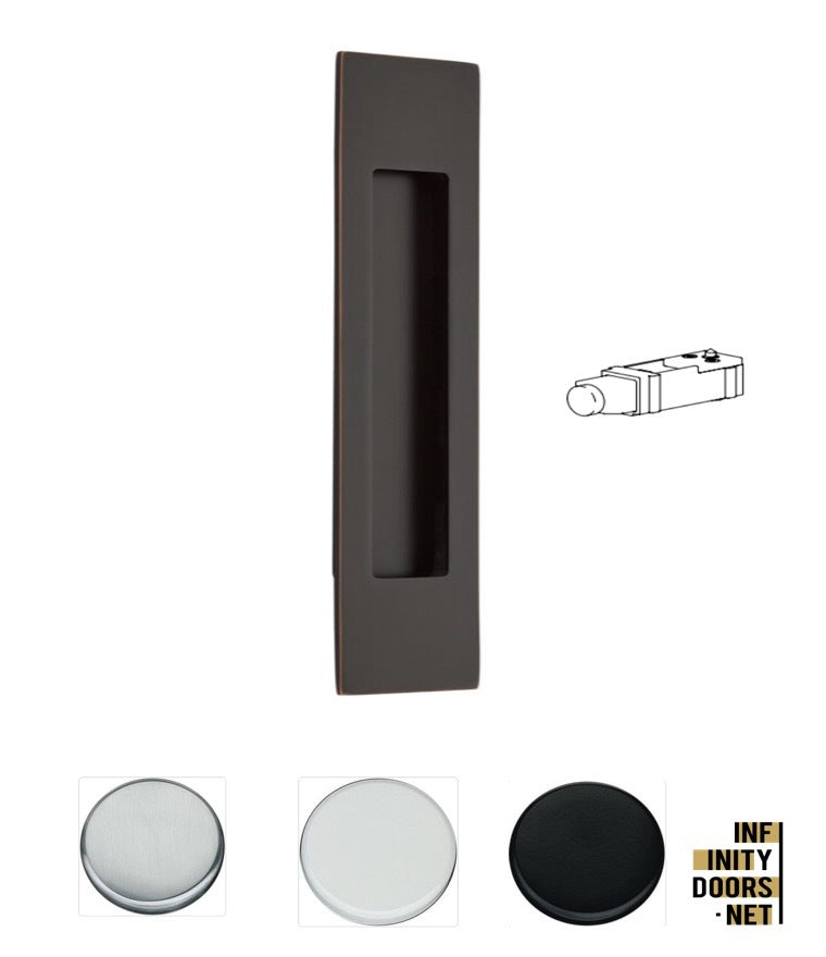 Rectangular Passage Flush Pull Set