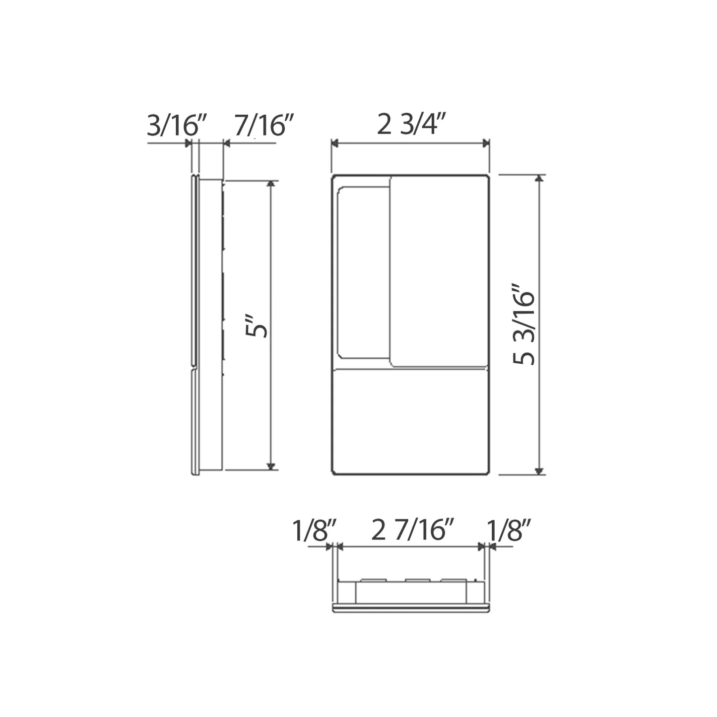 Wave - Minimal Handle and Locks for Internal Doors