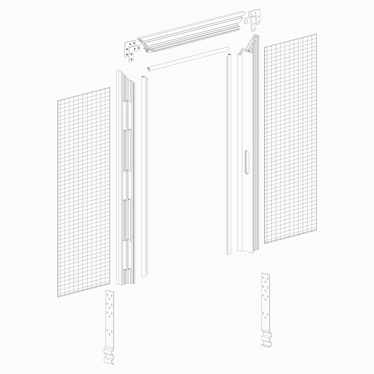 Fusion Glass - Flush swing glass door system